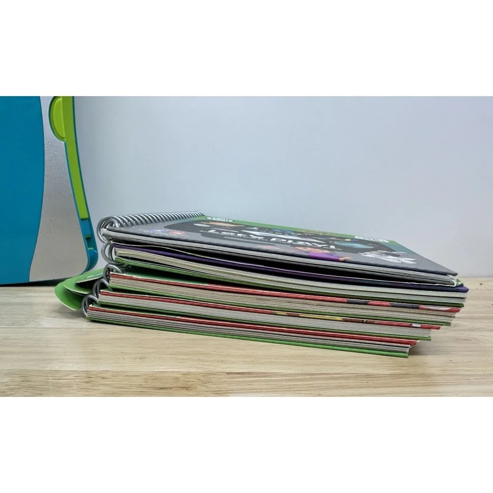 LeapFrog LeapStart Learning System & 5 Book Bundle Lot 1st Grade Math Science